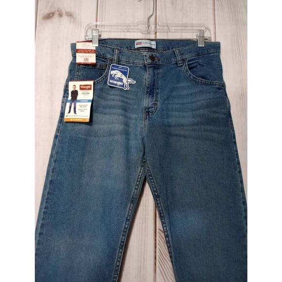Wrangler Jeans Boys 16 Husky Adjustable Waist Straight Leg - Picture 3 of 7